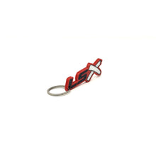 Load image into Gallery viewer, GM LSx Keychain Hole Hook Border Color Choice with White X