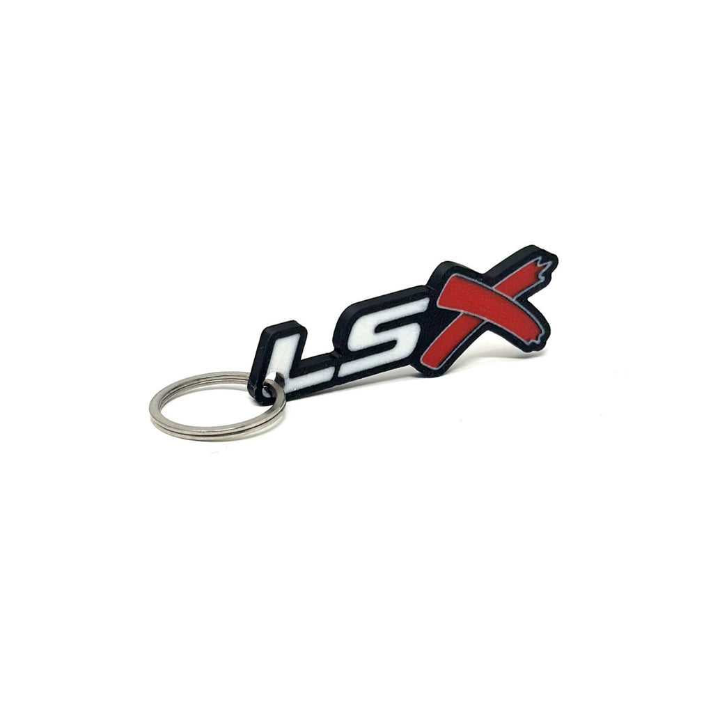GM LSx Keychain Hole Hook Border Color Choice Red X