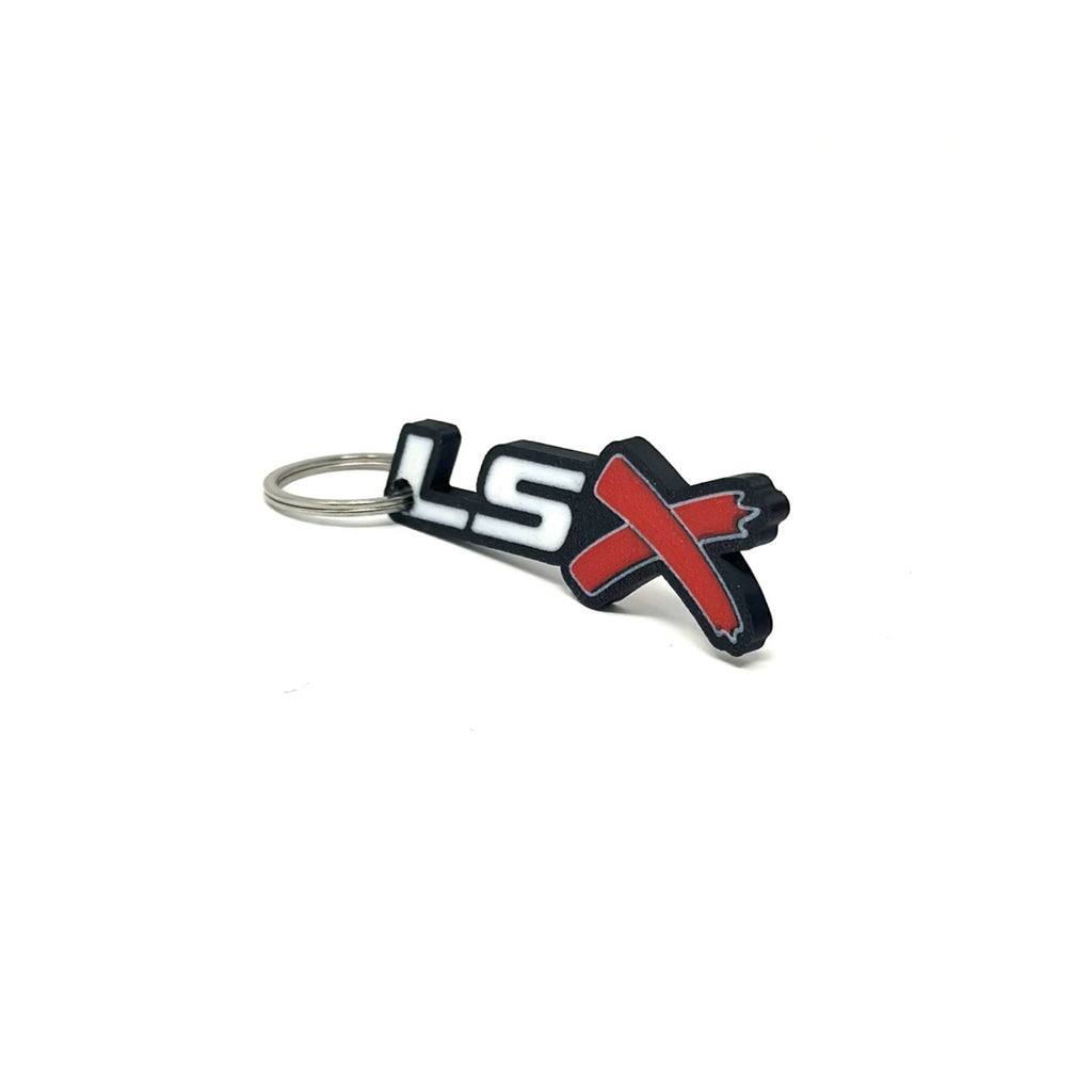 GM LSx Keychain Hole Hook Border Color Choice Red X