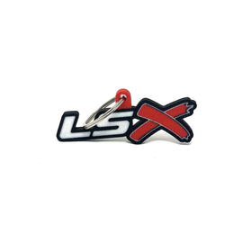 GM LSx Keychain Top Hook Border Color Choice with Red X