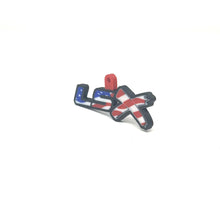 Load image into Gallery viewer, GM LSx American Flag Keychain Top Hook Border Color Choice