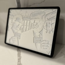 Load image into Gallery viewer, Trump &amp; Elon DOGE Light Up Lithophane Department of Government Efficiency