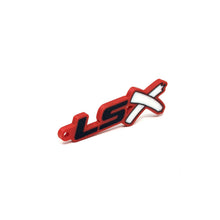Load image into Gallery viewer, GM LSx Keychain Side Hook Border Color Choice with White X