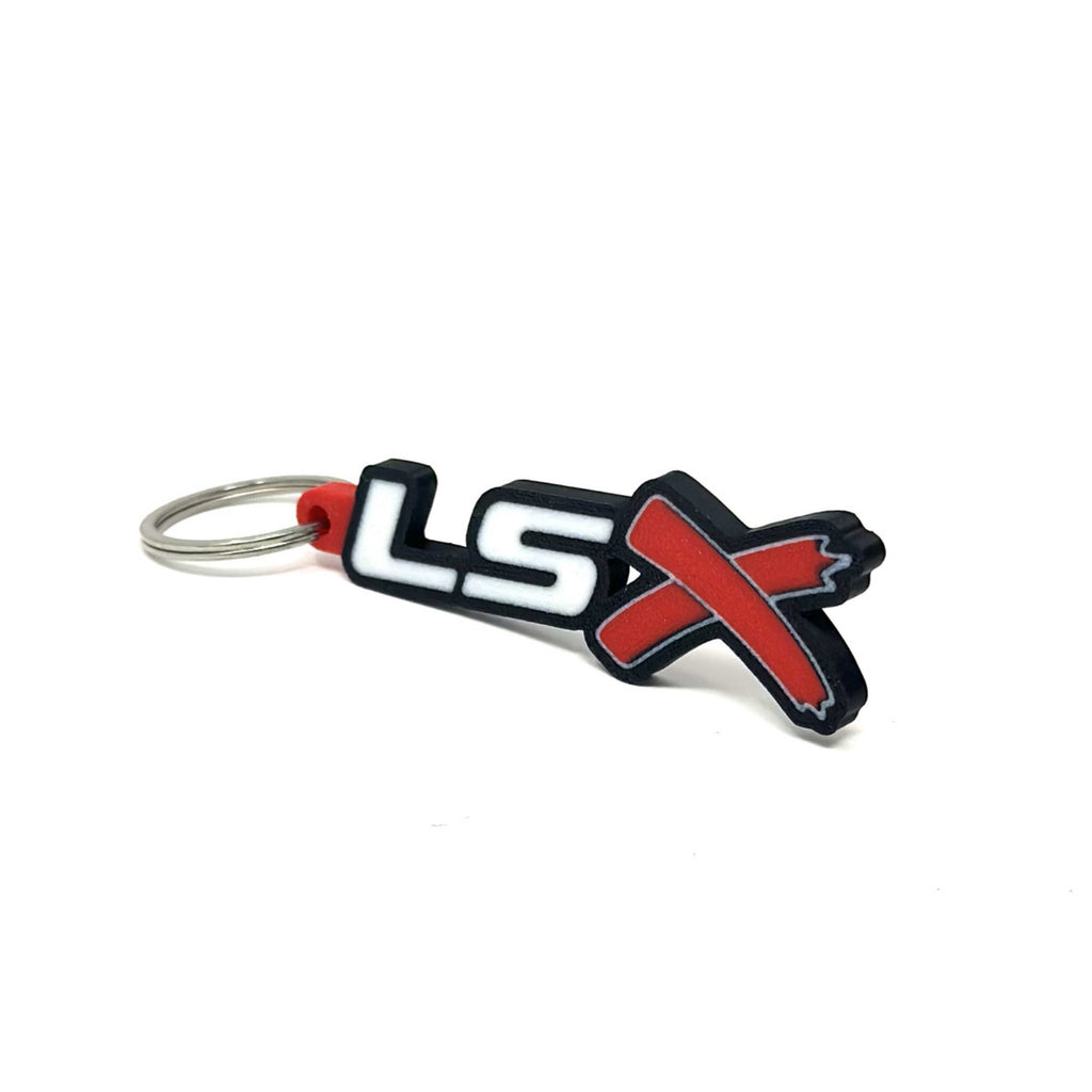 GM LSx Keychain Side Hook Border Color Choice with Red X