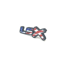 Load image into Gallery viewer, GM LSx American Flag Keychain Hole Hook Broder Color Choice