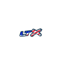 Load image into Gallery viewer, GM LTx American Flag Keychain Hole Hook LTx Color Choice Border