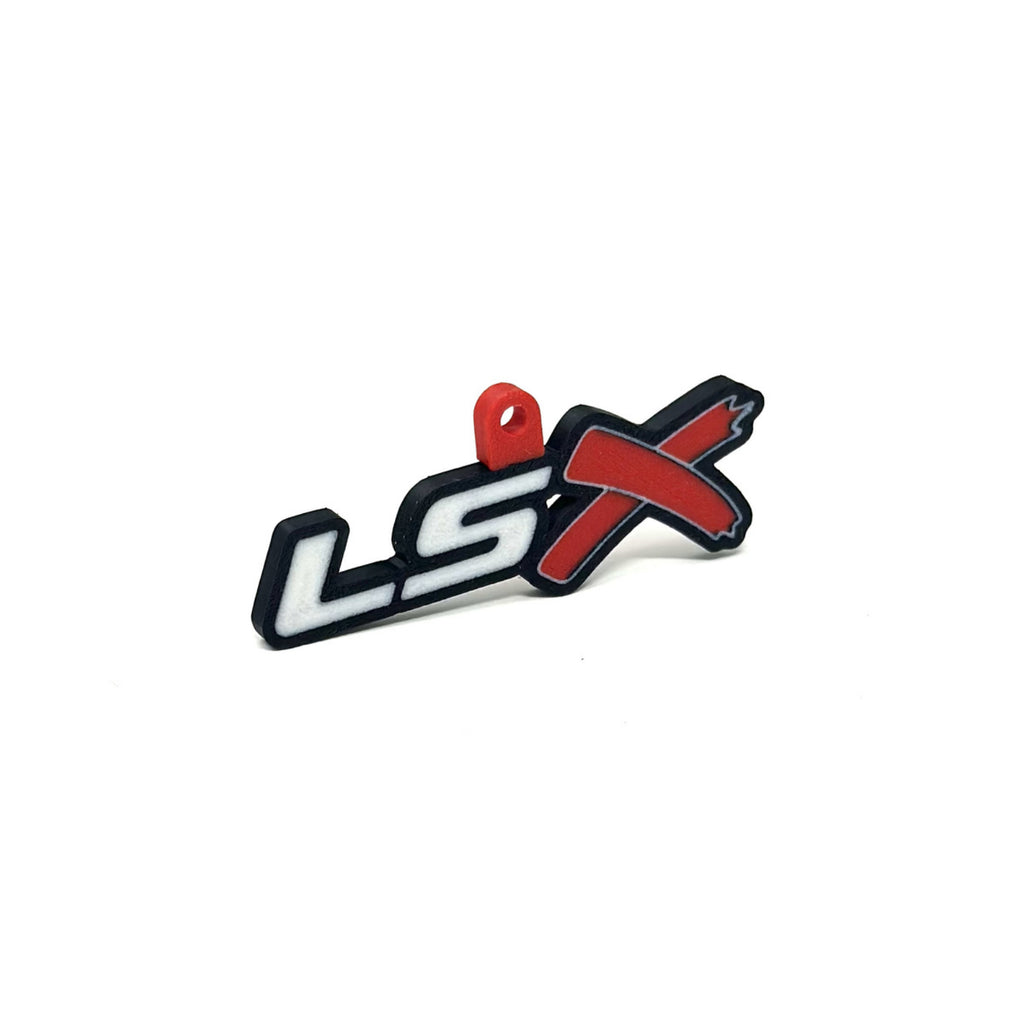 GM LSx Keychain Top Hook Border Color Choice with Red X