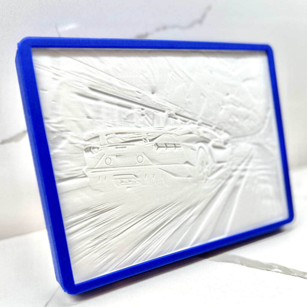 Lamborghini LED Light Up Lithophane Picture
