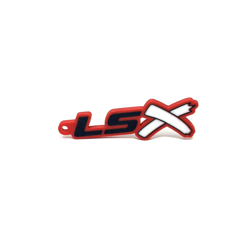 GM LSx Keychain Side Hook Border Color Choice with White X
