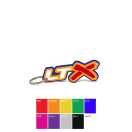 GM LTx Keychain Hole Hook Color Choice Border & Contour