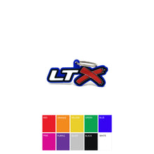 Load image into Gallery viewer, GM LTx Keychain Top Hook Contour &amp; Border Choice Color