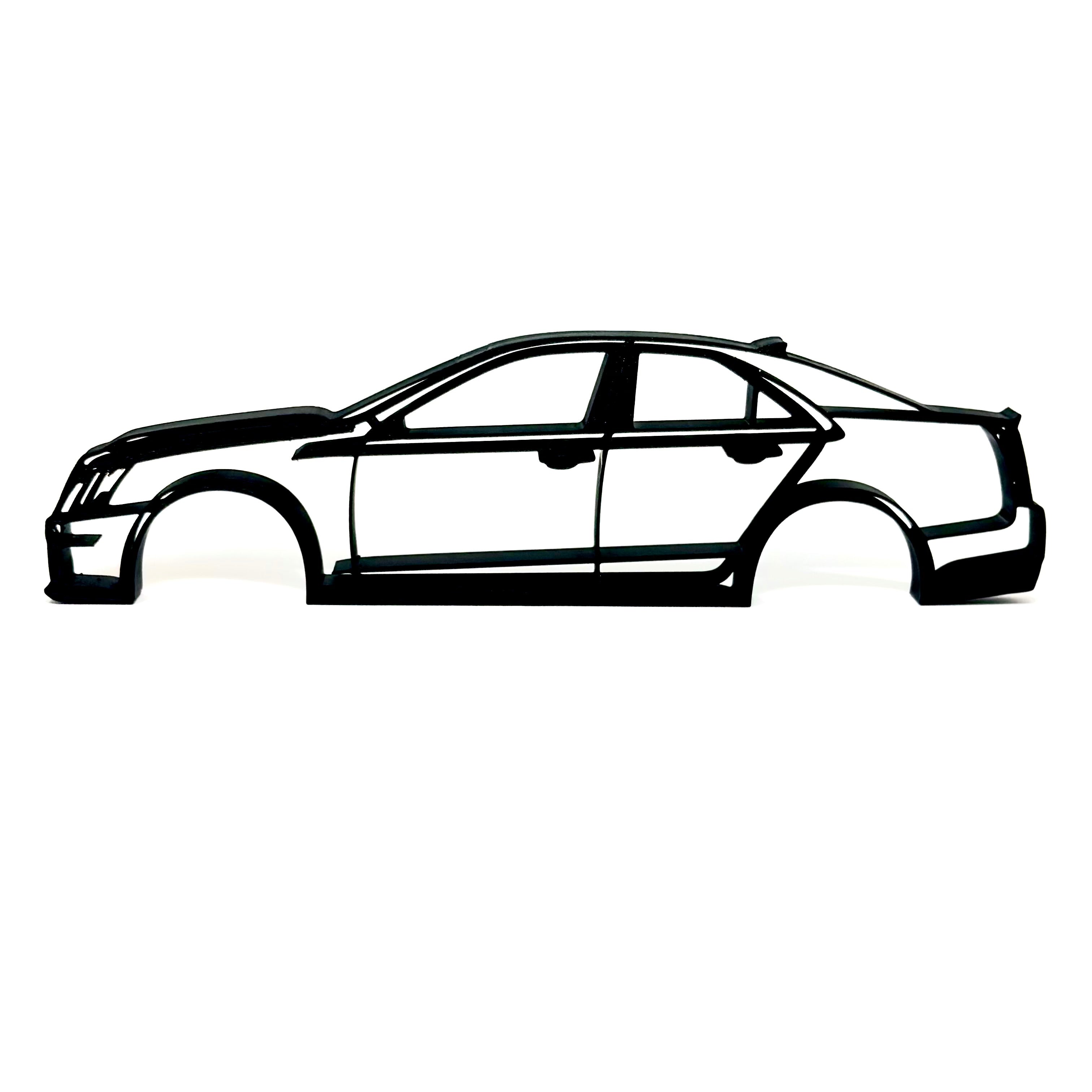 Cadillac CTS V Sedan Silhouette Desk Top Toolbox Art