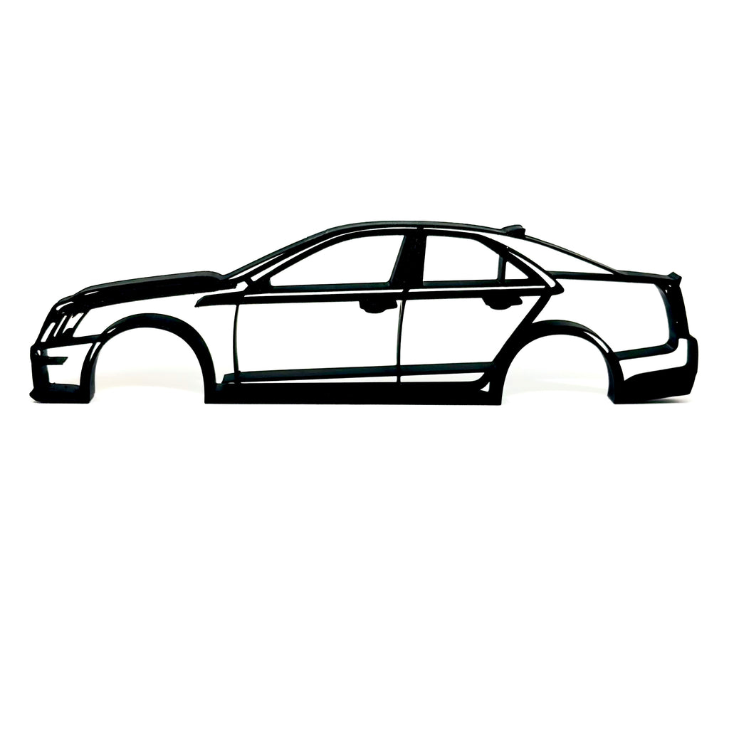 Cadillac CTS V Sedan Silhouette Desk Top Toolbox Art