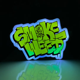 Cannabis Smoke Weed LED Light Box Sign