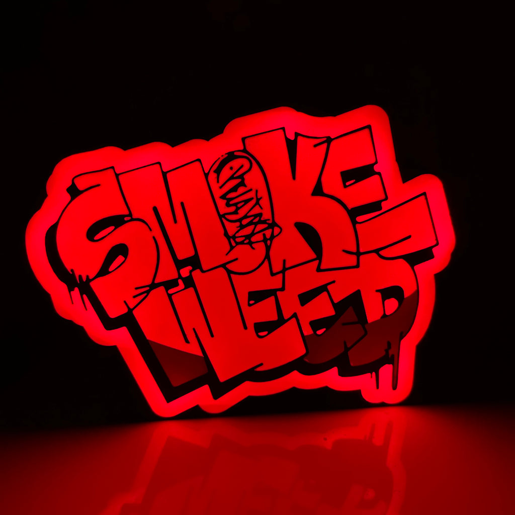 Cannabis Smoke Weed LED Light Box Sign