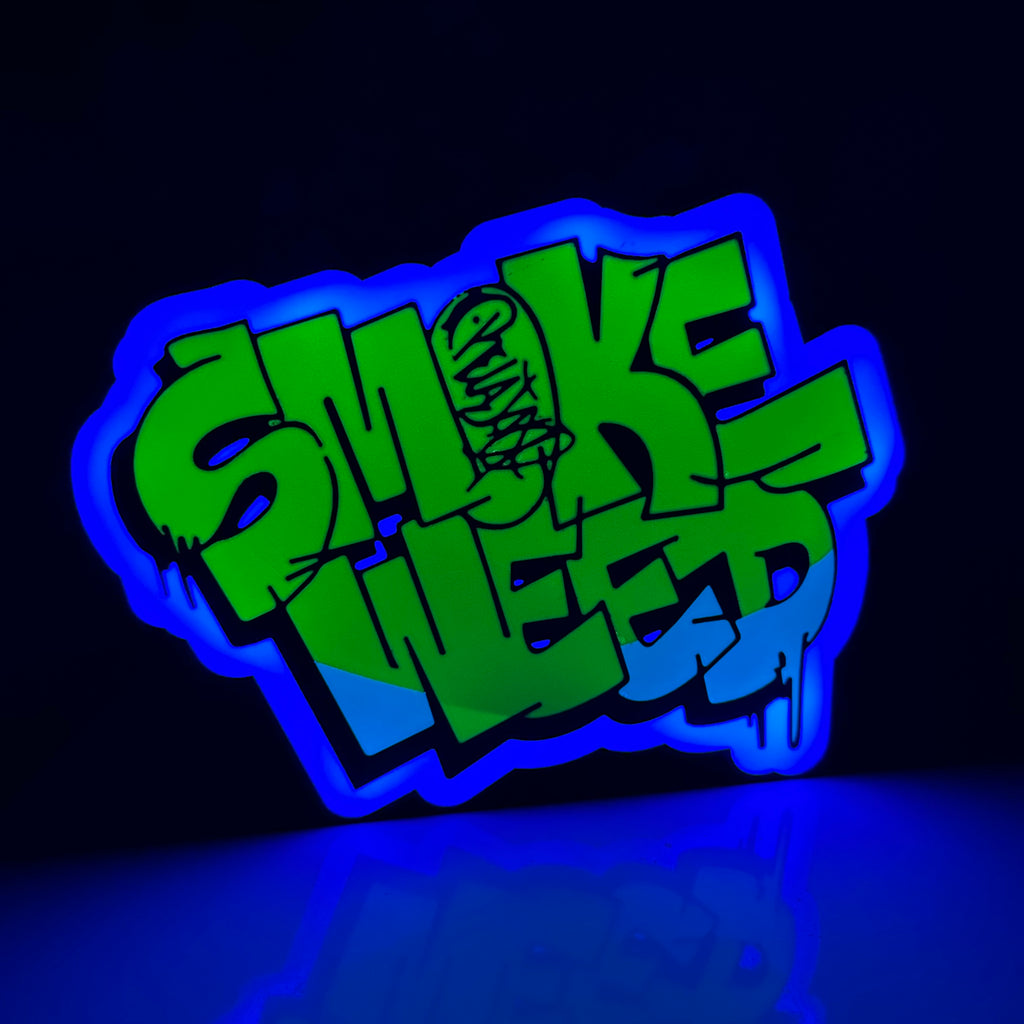 Cannabis Smoke Weed LED Light Box Sign