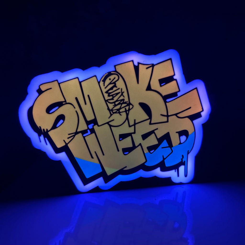 Cannabis Smoke Weed LED Light Box Sign