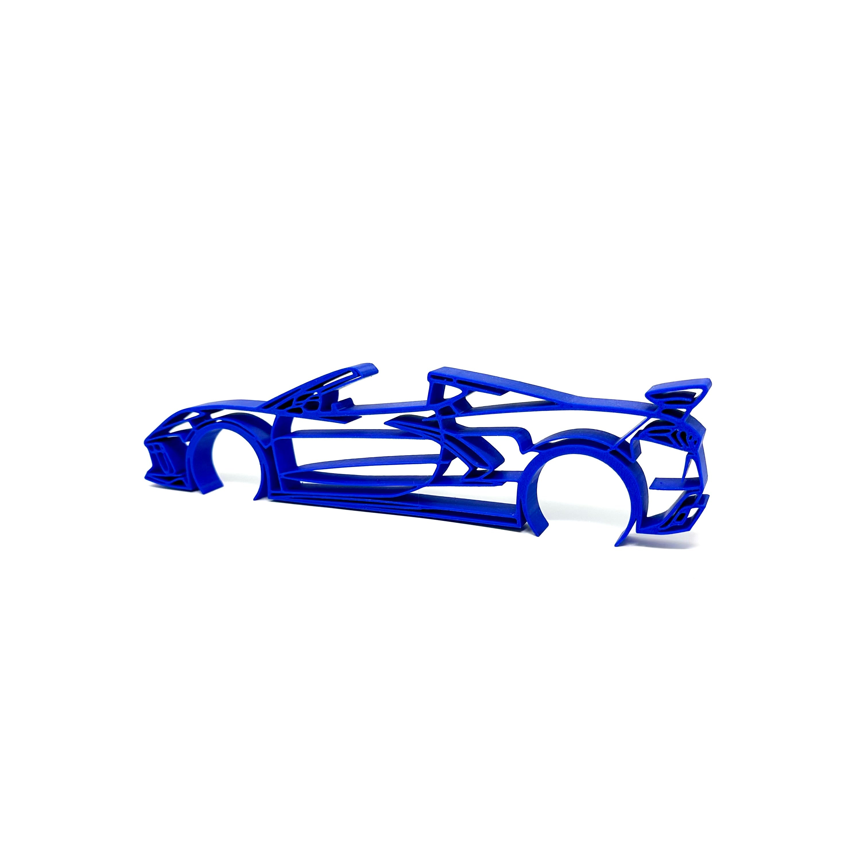 Chevrolet Corvette C8 HTC Convertible Silhouette Desk Top Toolbox Wall Art