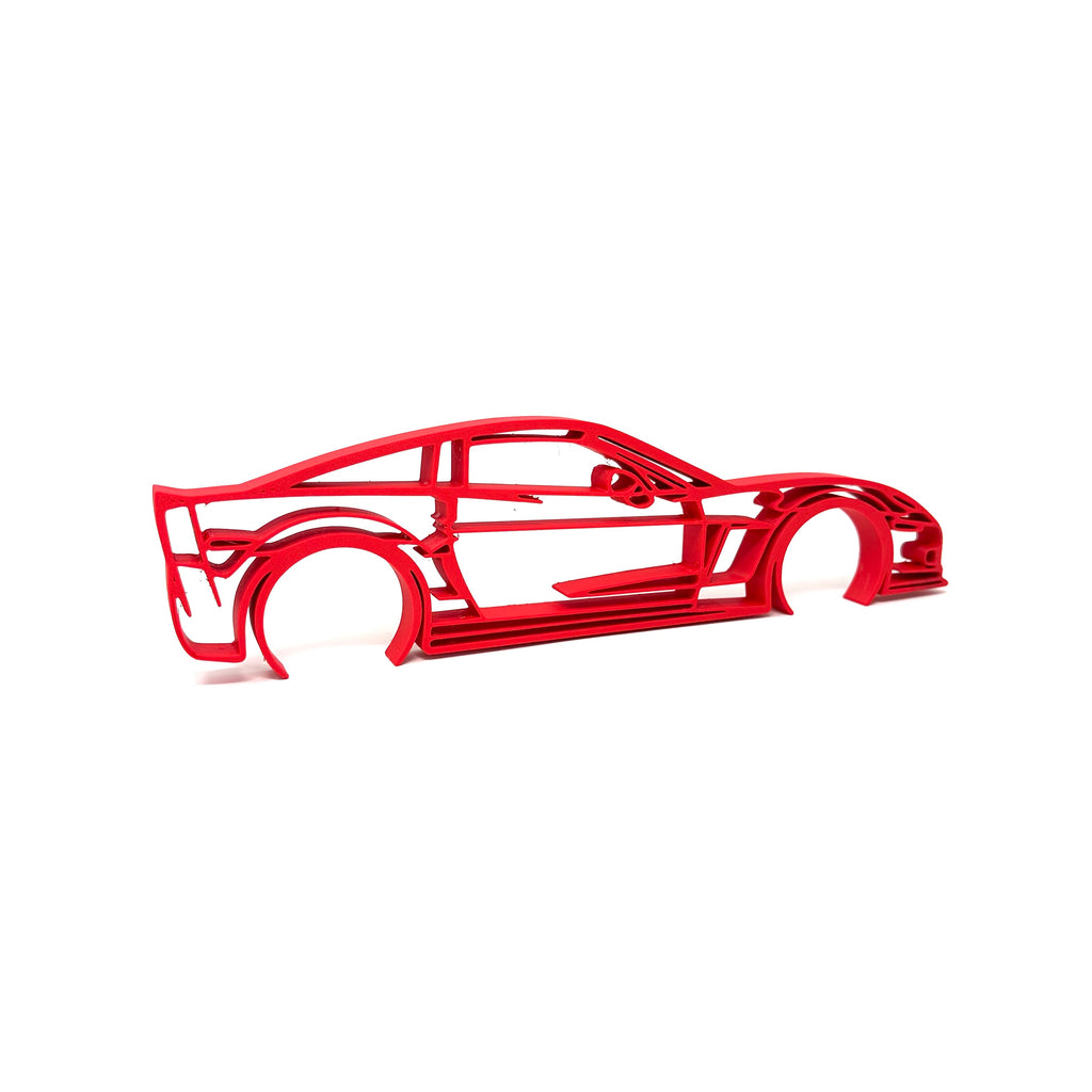 Chevrolet C6 Corvette Silhouette Desk Top Toolbox Wall Art