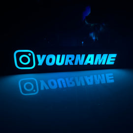 Custom Instagram Name Light Box Sign