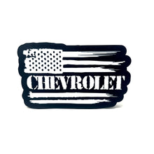 Load image into Gallery viewer, Chevrolet Tattered American Flag LED Light Box Sign