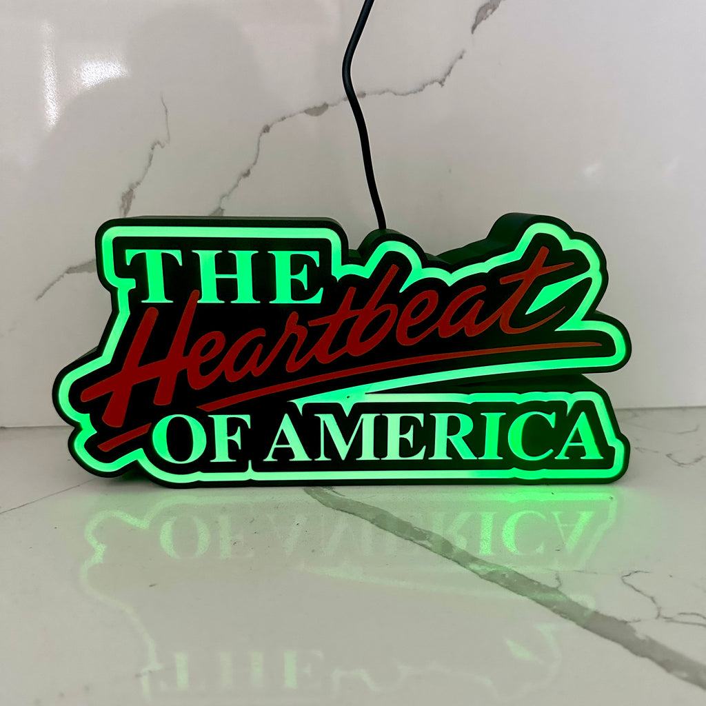 Chevrolet Heartbeat of America LED Light Box Sign