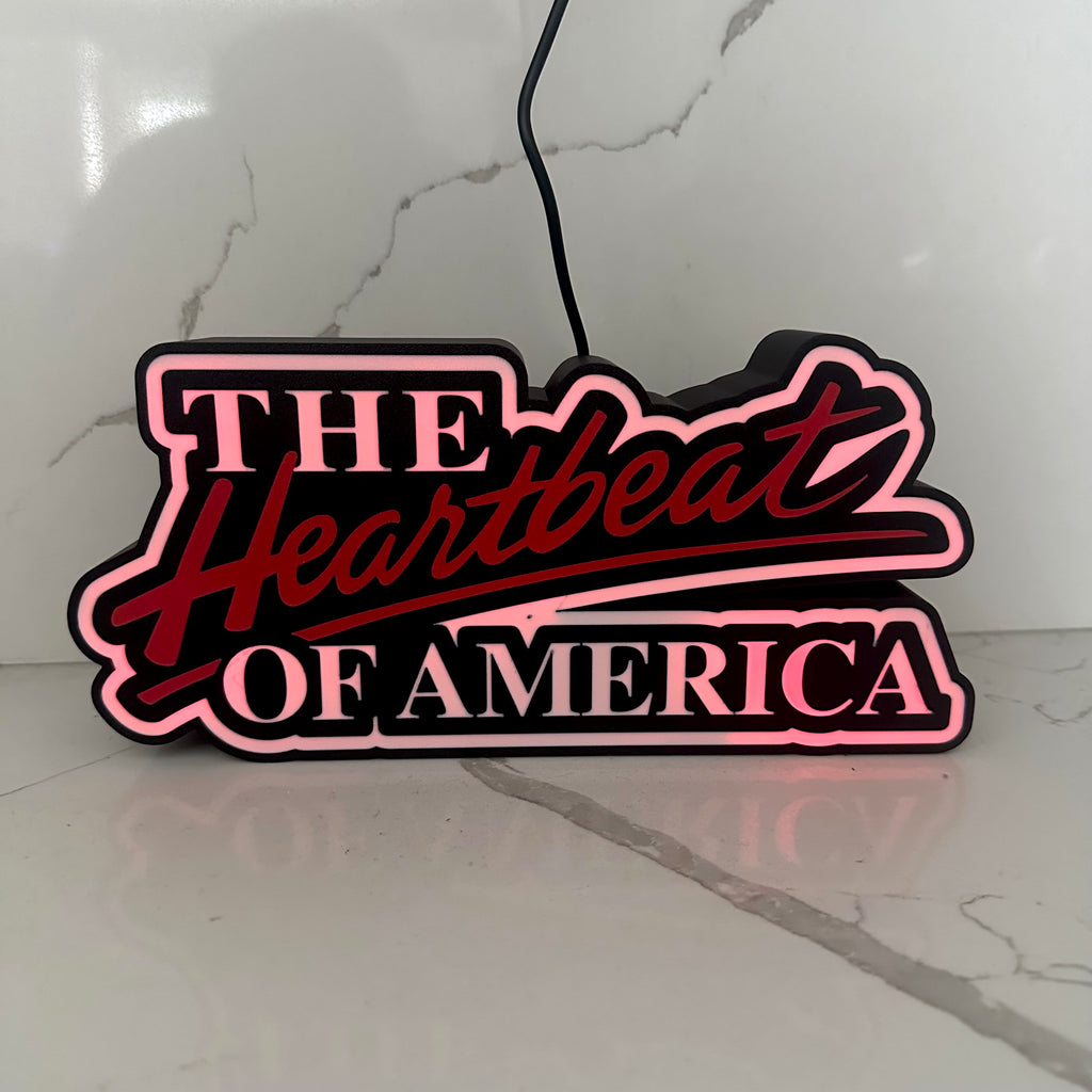 Chevrolet Heartbeat of America LED Light Box Sign