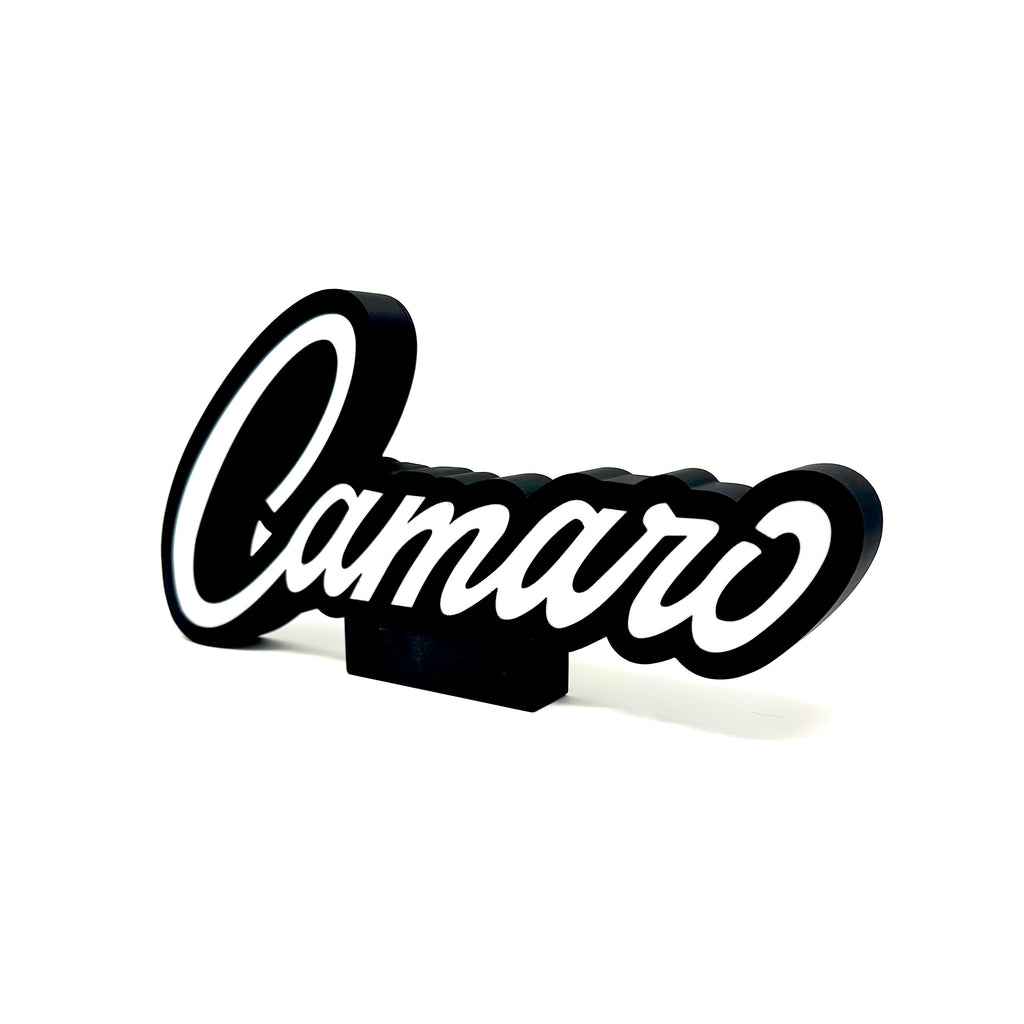Old School Chevy Camaro Emblem 3D Sign