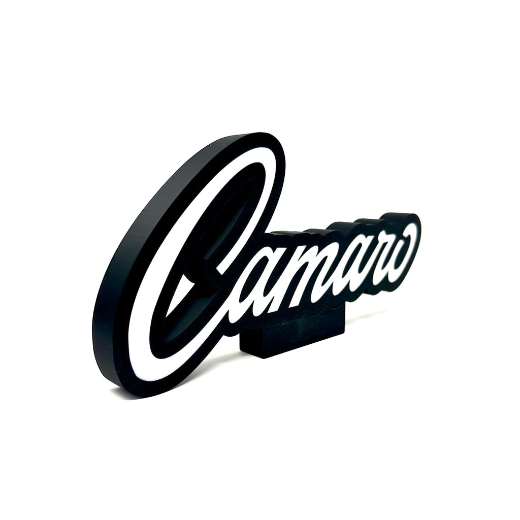 Old School Chevy Camaro Emblem 3D Sign