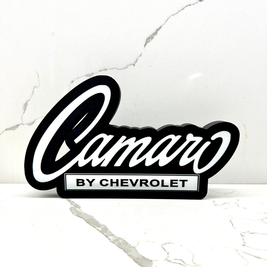 Old School Camaro by Chevrolet 3D Sign
