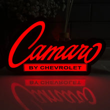 Load image into Gallery viewer, Camaro by Chevrolet LED Light Box Sign