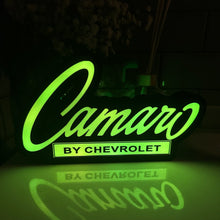 Load image into Gallery viewer, Camaro by Chevrolet LED Light Box Sign