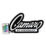 Camaro by Chevrolet LED Light Box Sign