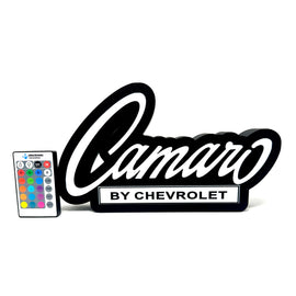 Camaro by Chevrolet LED Light Box Sign