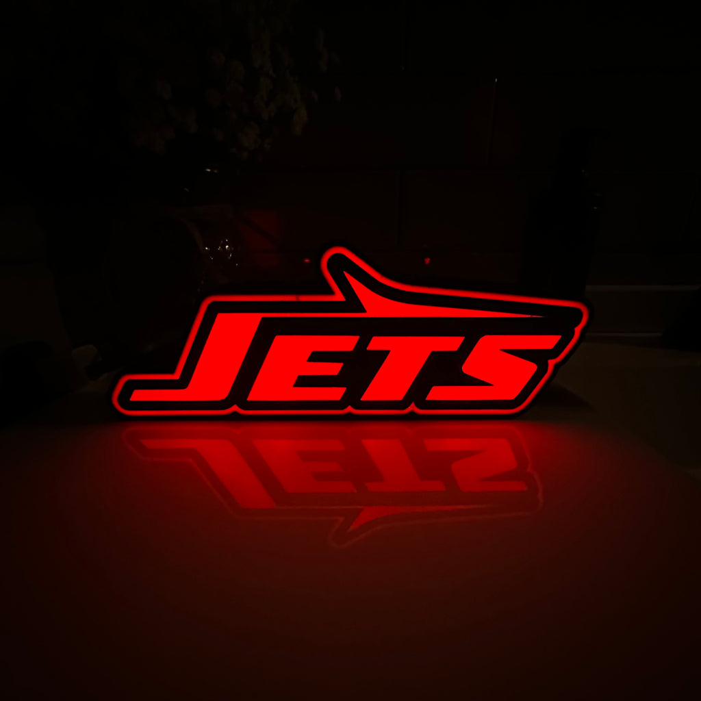 New York Jets Logo LED Light Box Sign