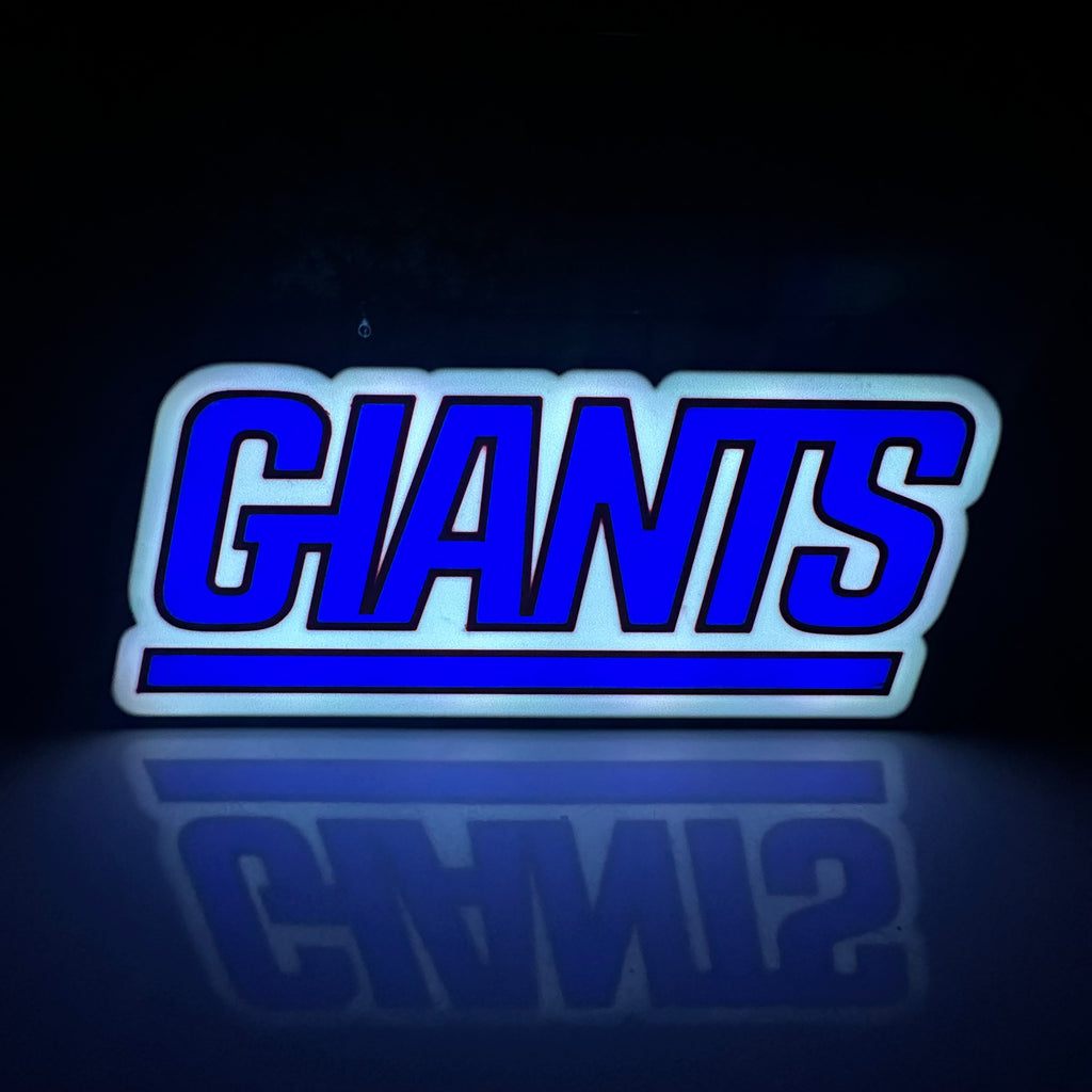 New York Giants Logo LED Light Box Sign