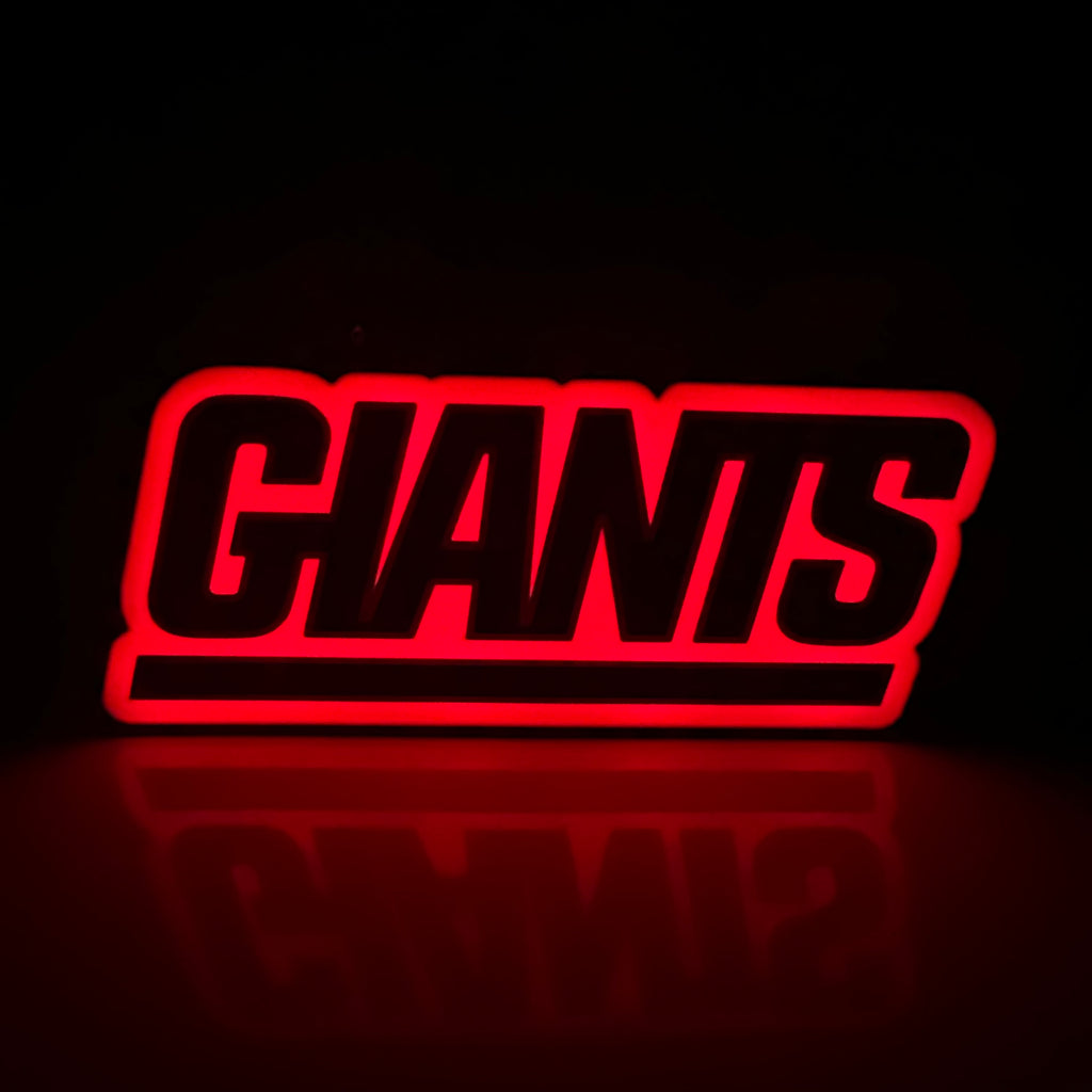 New York Giants Logo LED Light Box Sign
