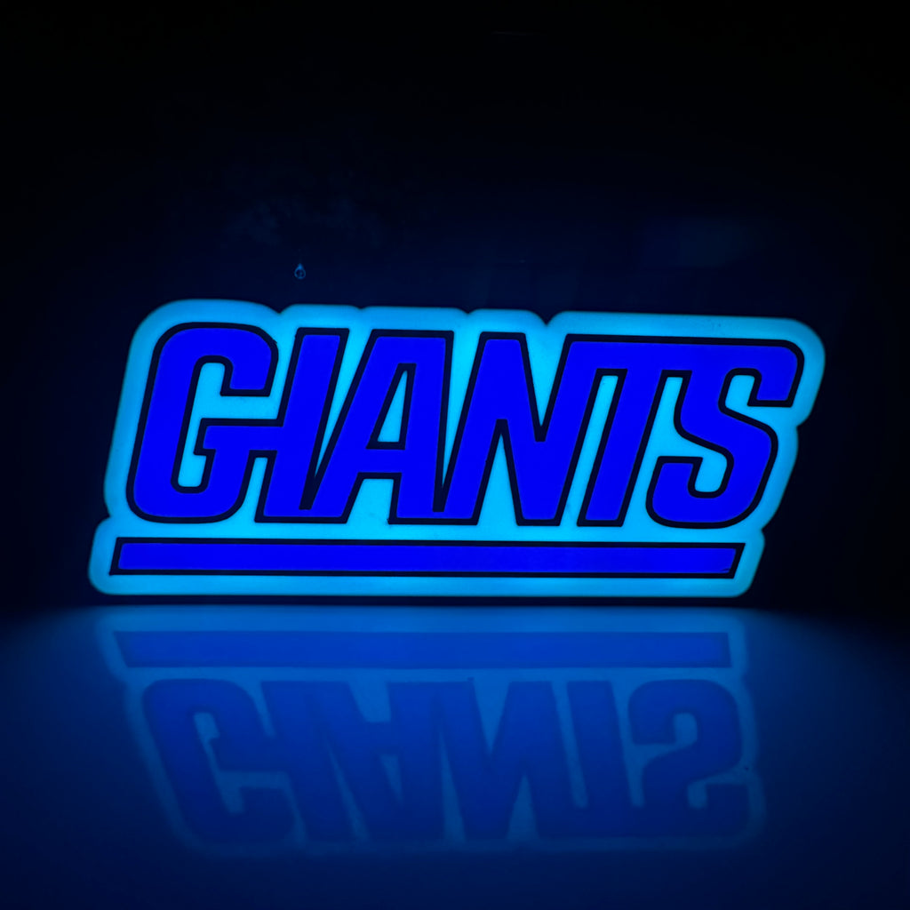 New York Giants Logo LED Light Box Sign