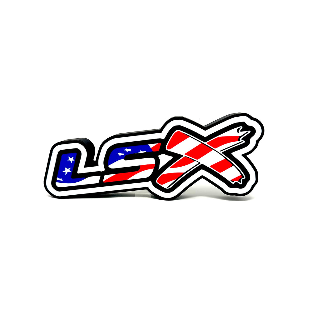 LSx American Flag 3D Sign