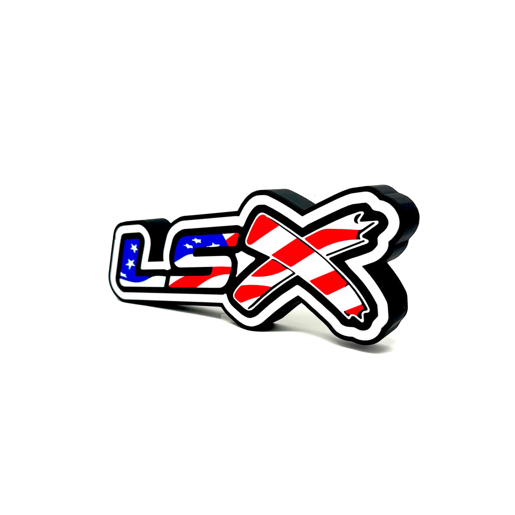 LSx American Flag 3D Sign